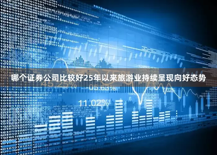 哪个证券公司比较好　　25年以来旅游业持续呈现向好态势