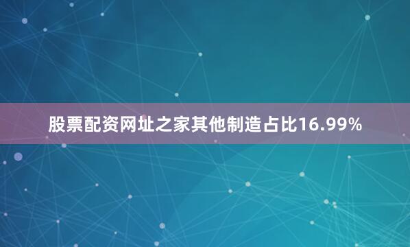 股票配资网址之家其他制造占比16.99%